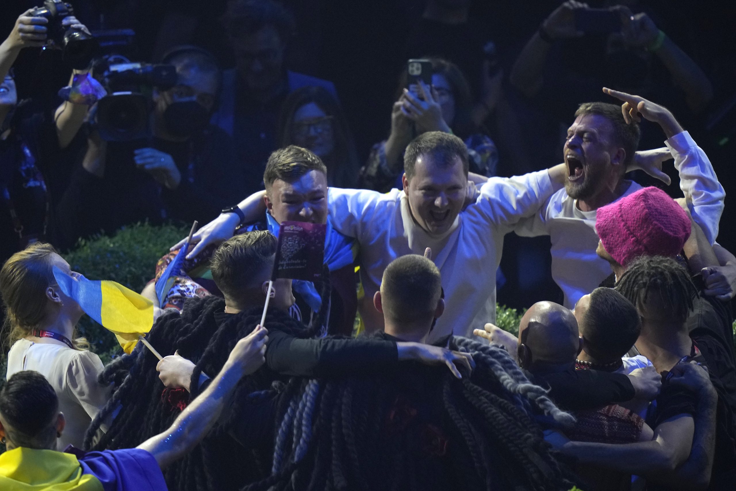 反战声势声援 乌克兰夺欧洲歌唱大赛冠军