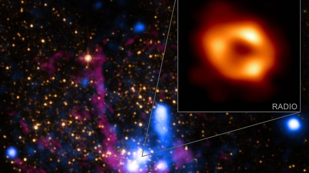 天文学家公布银河系最大黑洞首张照片