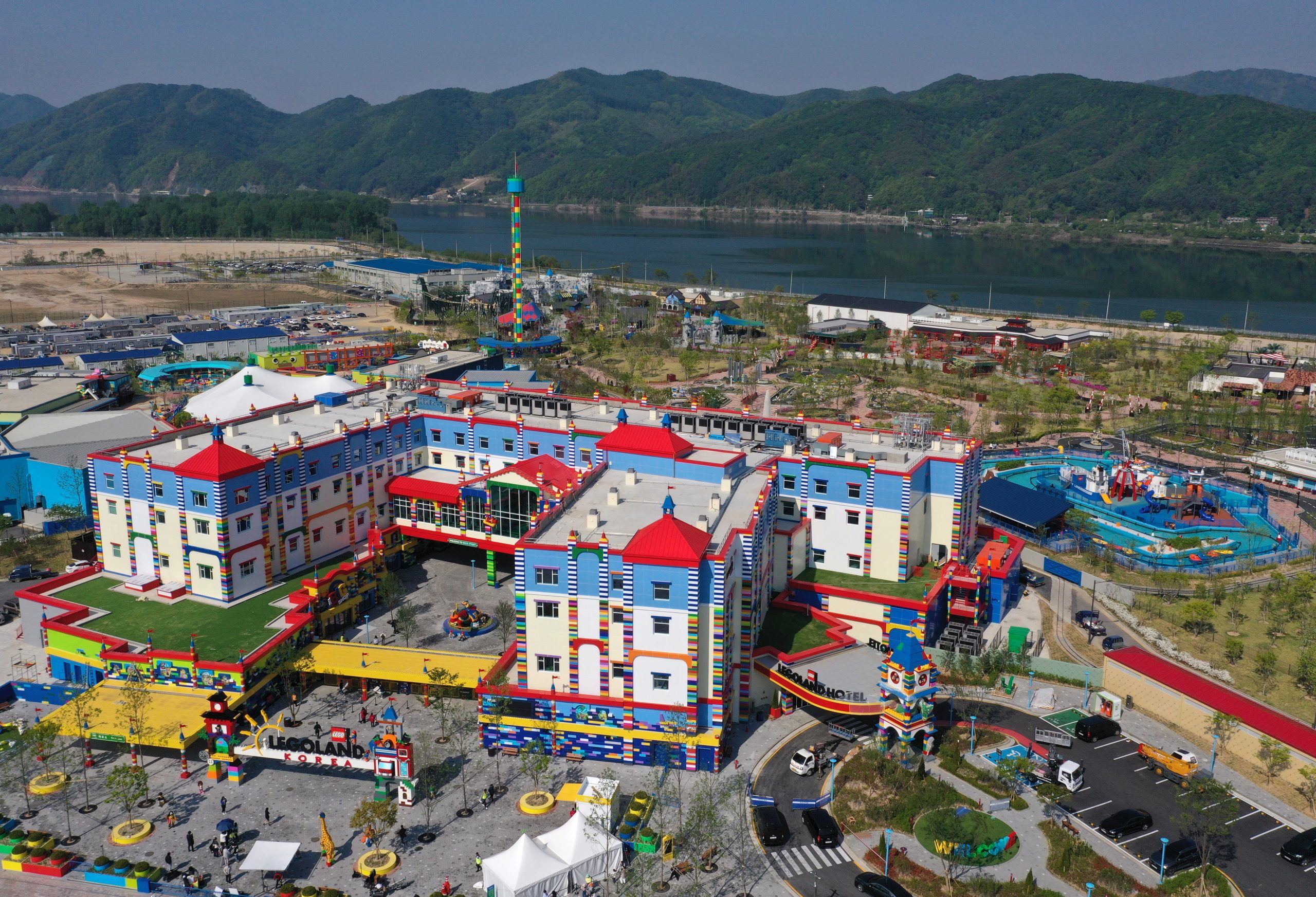 拚图多图）全球第10家、韩国首家乐高乐园开业