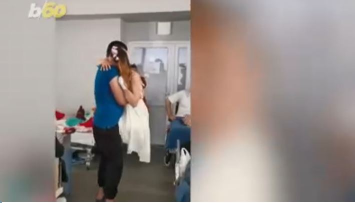 拼盘　乌克兰女子遭地雷炸断双腿 医院完婚与新郎共舞