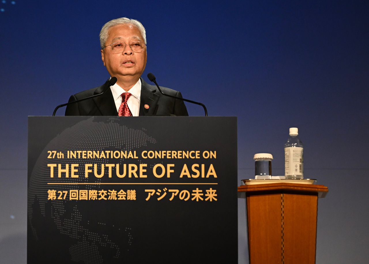 日经会议致词 首相引用马来谚语 促加强区域与国际合作