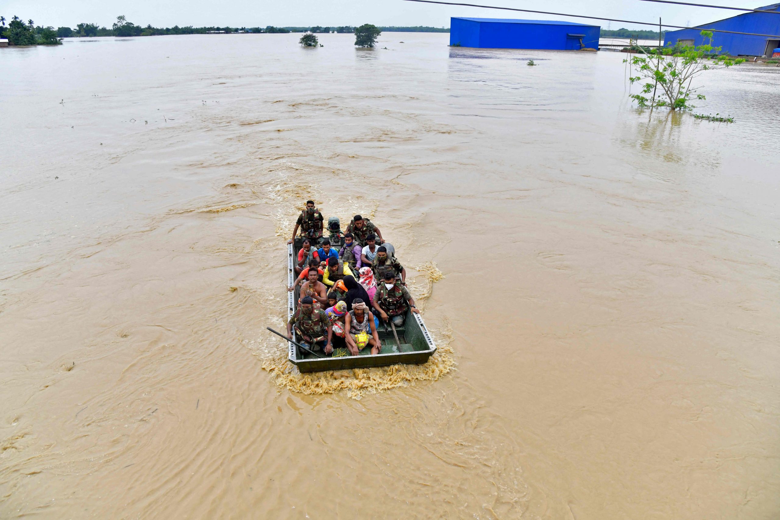 看世界／洪水肆虐孟加拉和印度 数百万人受困至少57死