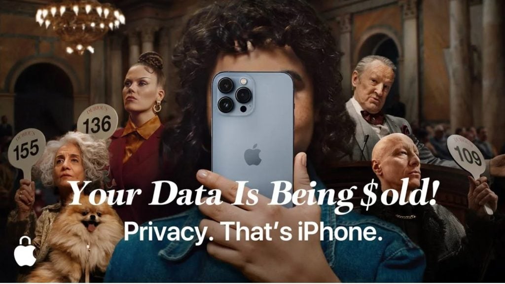 苹果新广告教使用者防个资被窃 拒绝不透明产业追踪