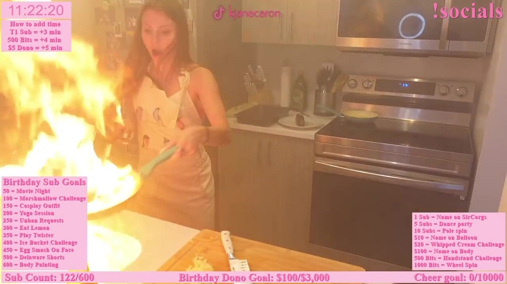 视频 | 煎锅着火 美女主厨放水槽 险将厨房烧毁