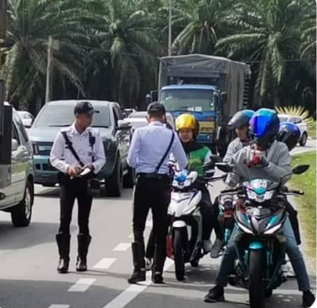 霹／曼绒警方陆交局联合行动 取缔不守交通规则人士