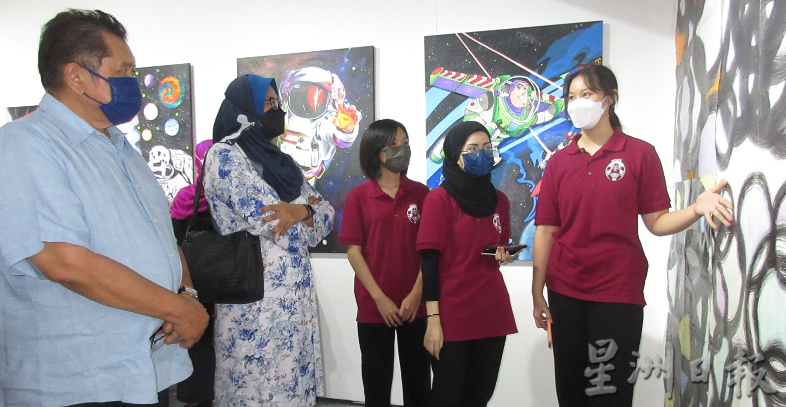 霹：霹雳州卓越人才中心参加国际艺术展