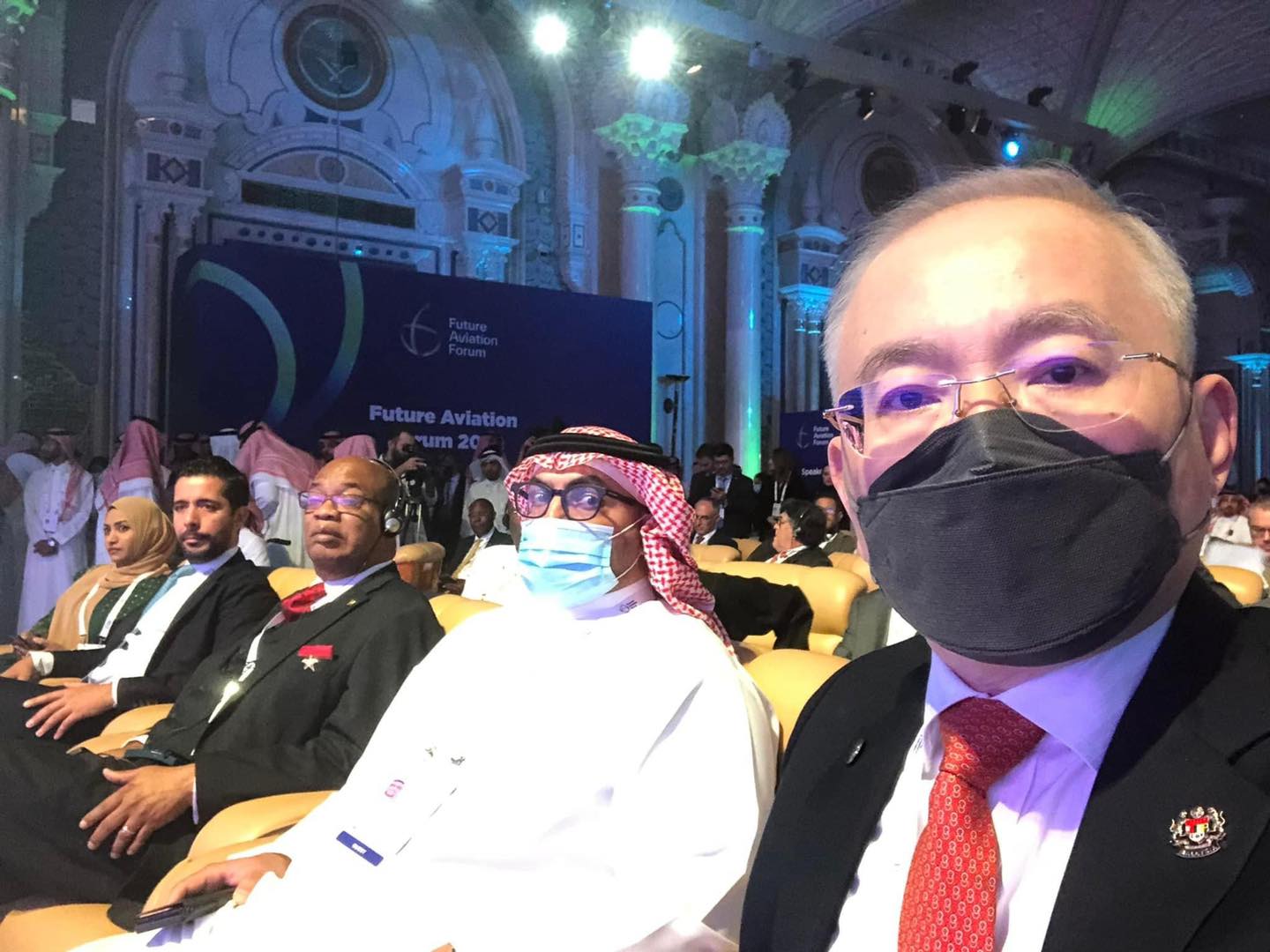 魏家祥到阿拉伯出席《2022年未来航空论坛》
