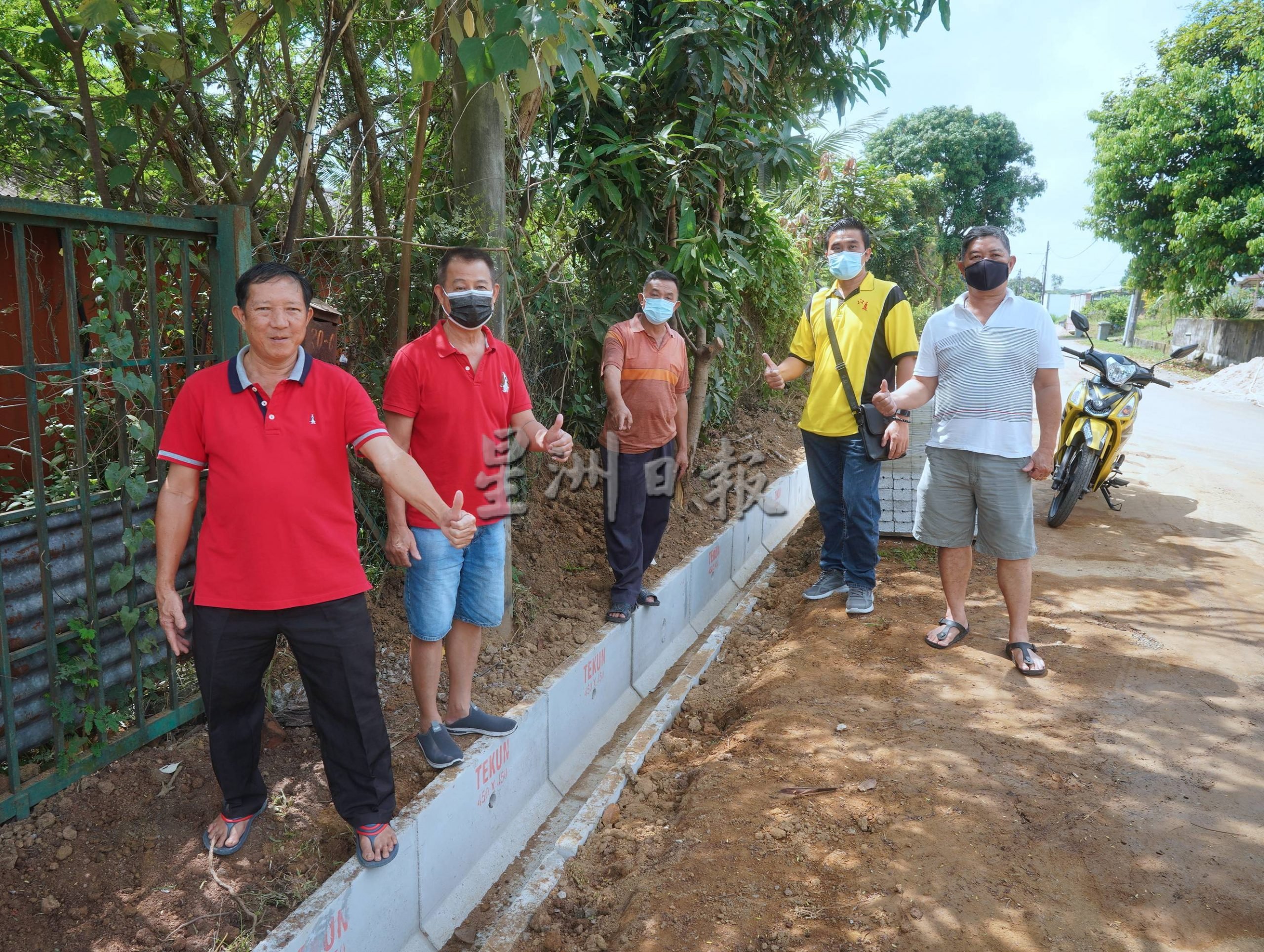 （古城封面副文）爱极乐新村获得拨款，建设330米沟渠改善排水