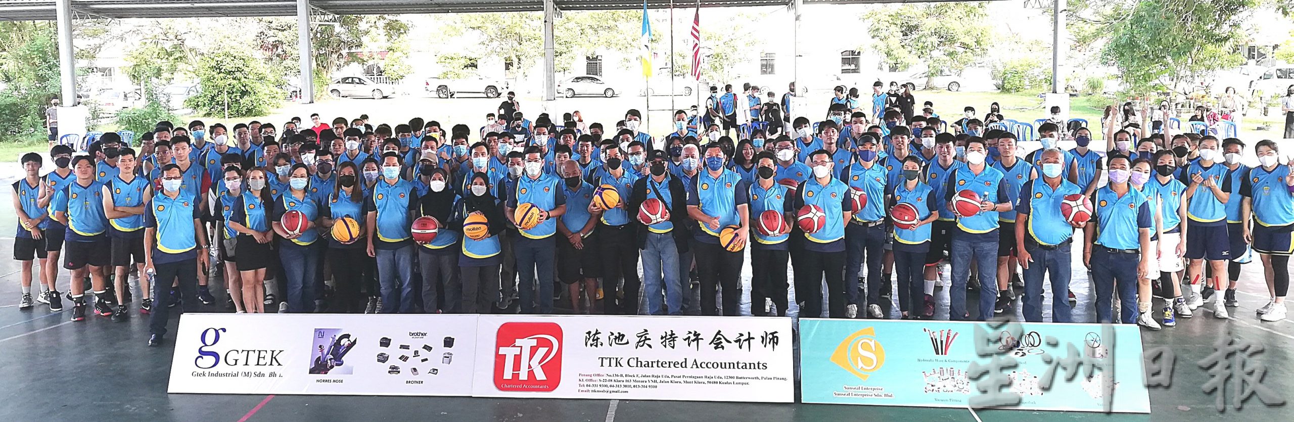  （大北马）​槟城篮球总会威北分会与马来西亚青年及体育部成功联办威北区男女公开三人篮球联赛。 
