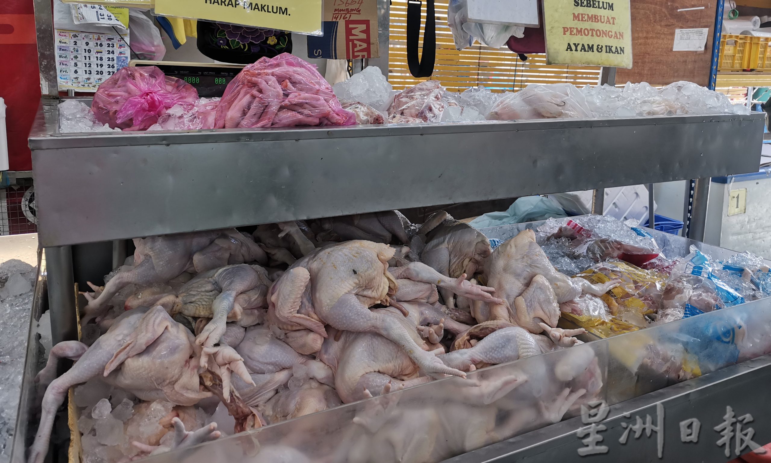 （大北马）宰鸡场休业2天 鸡肉市场供应吃紧
