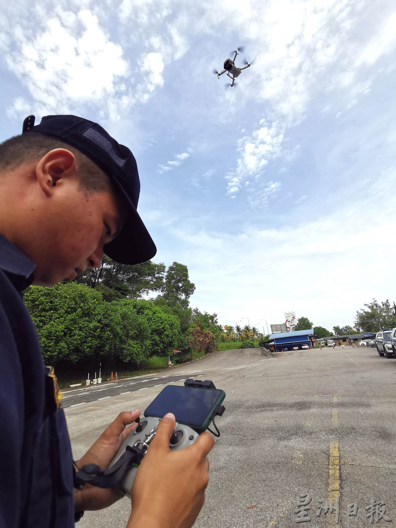 NS芙蓉：无人机空中执法效果与效益显著，森陆交局拟增无人机监控路面情况