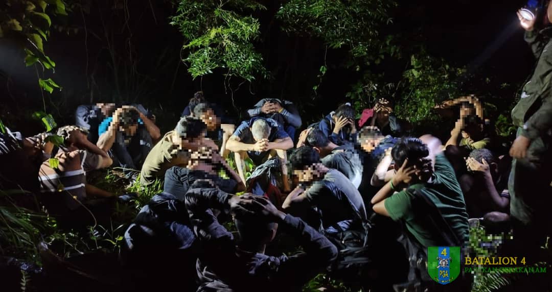 27外籍男女偷渡入境被捕