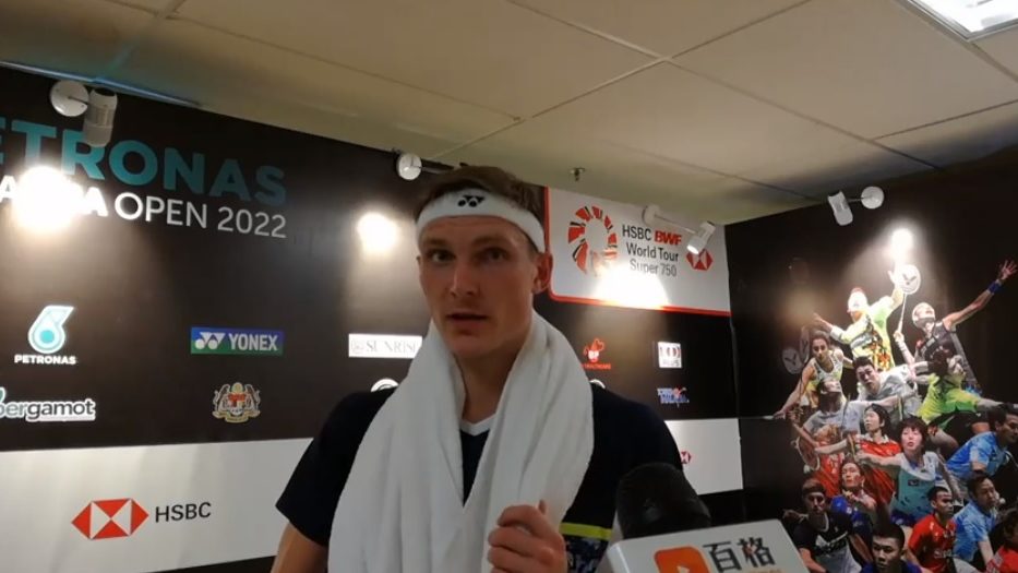 大马羽球超级750赛-16强赛｜丹麦男单安赛龙 赛后访问