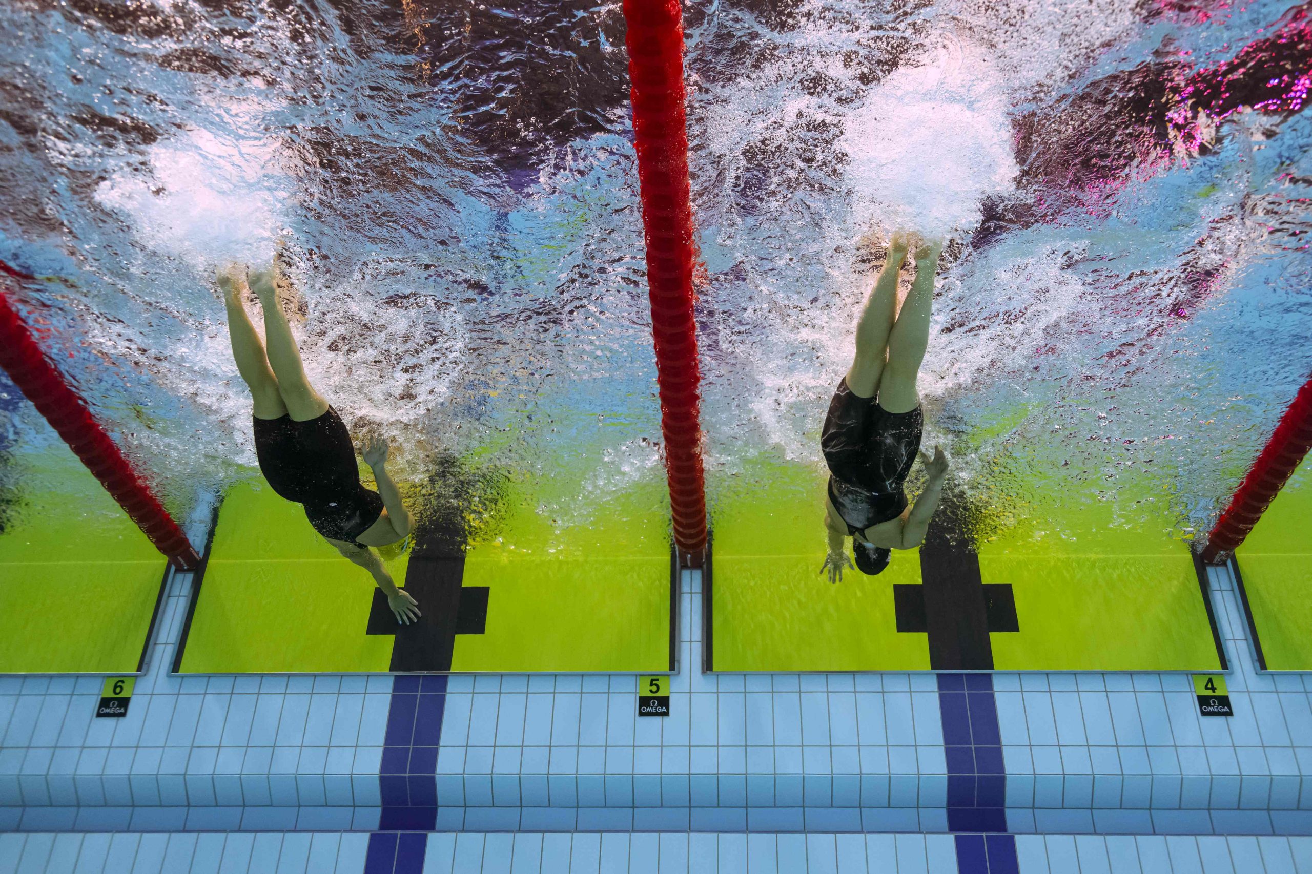 世界水上运动锦标赛| 勒德茜基缔2纪录  美国泳队10连霸