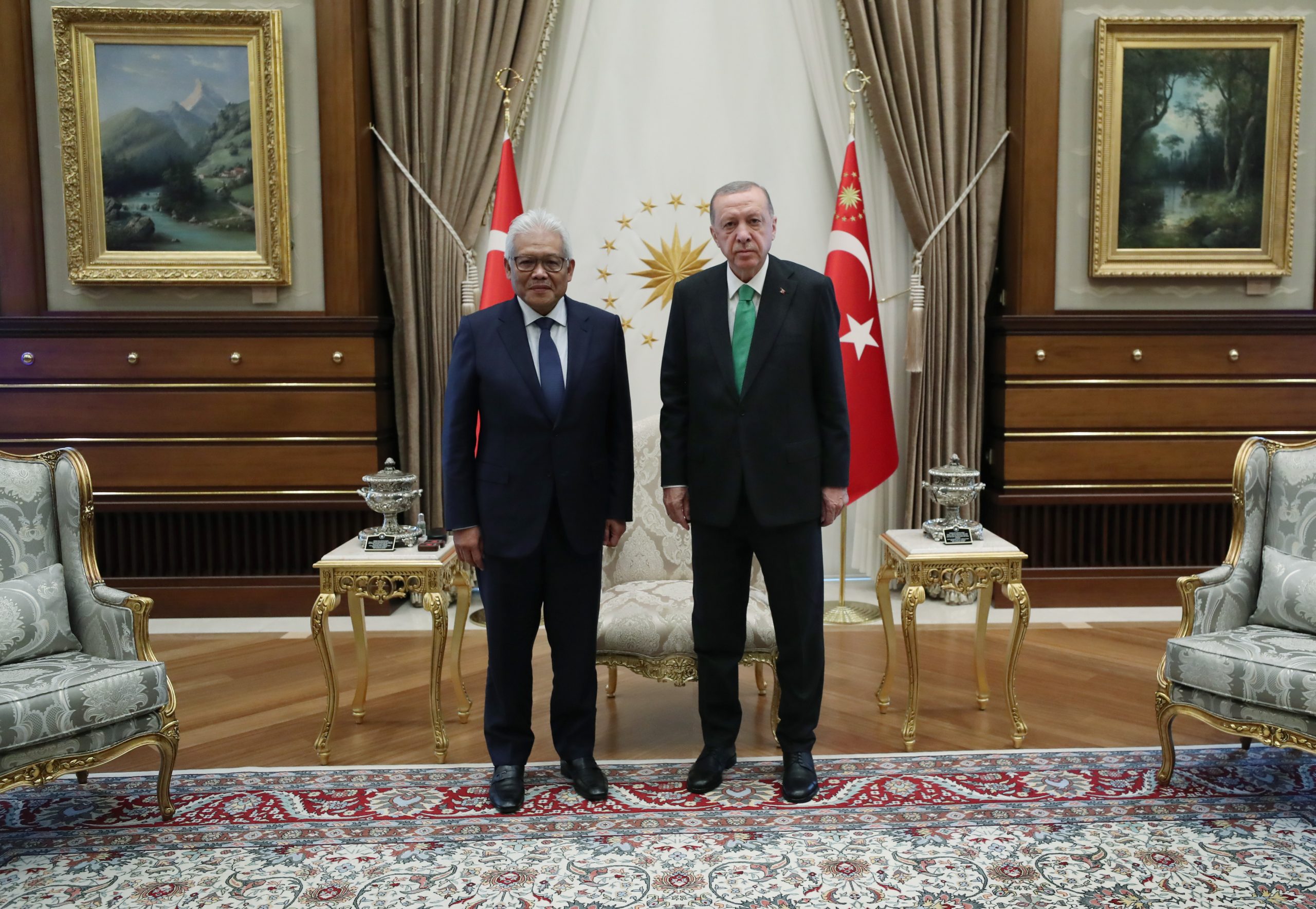 内政部长拜会土耳其总统