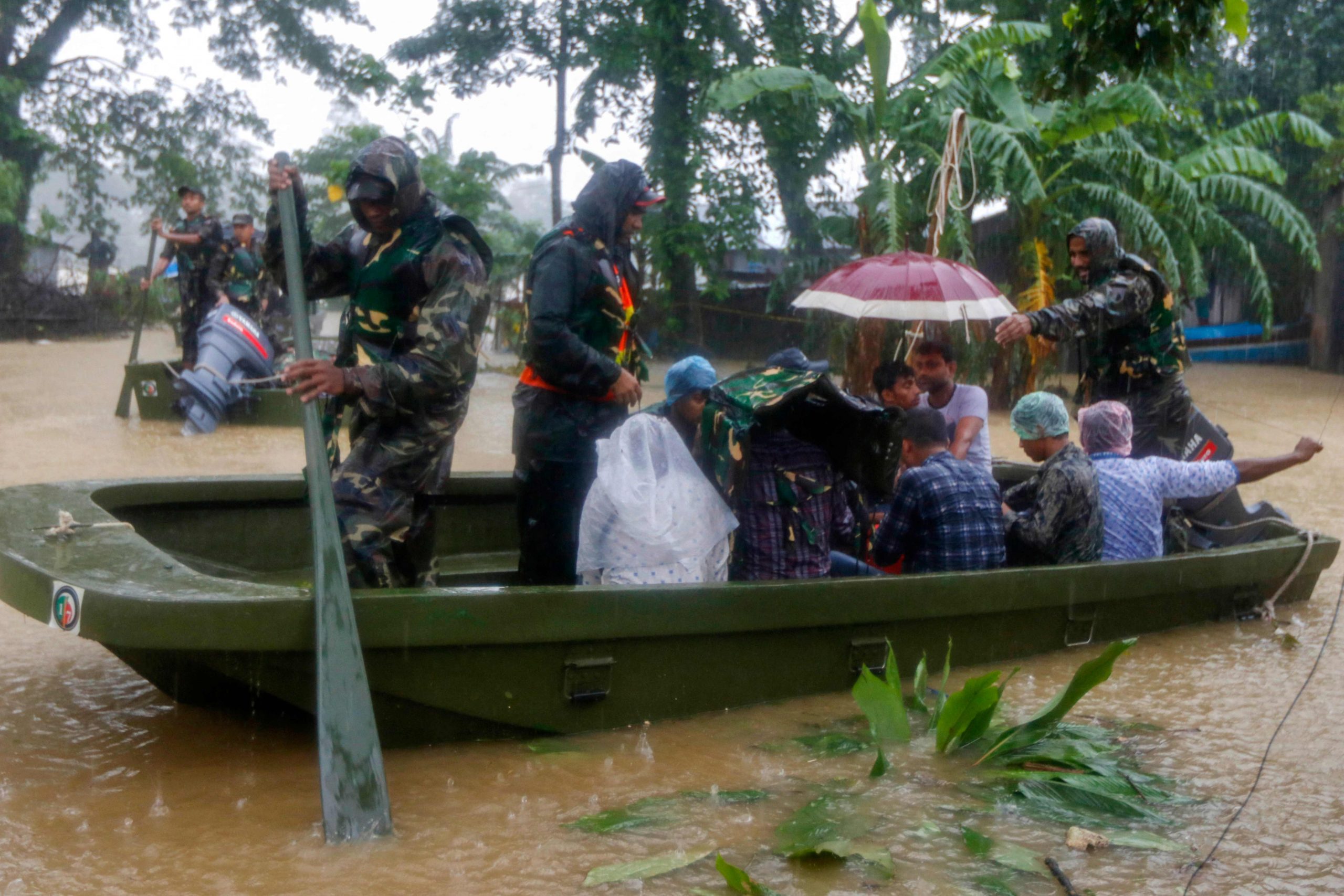 孟加拉东北部强降雨引发洪水 逾400万人受灾