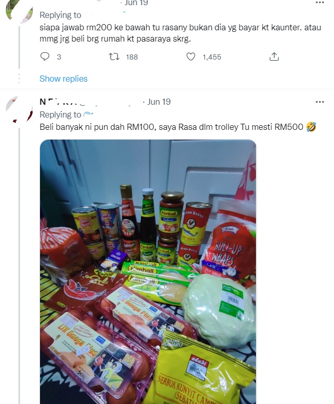 家庭用品 食品涨不停  男子：现在RM10买苏东罐头都不够！