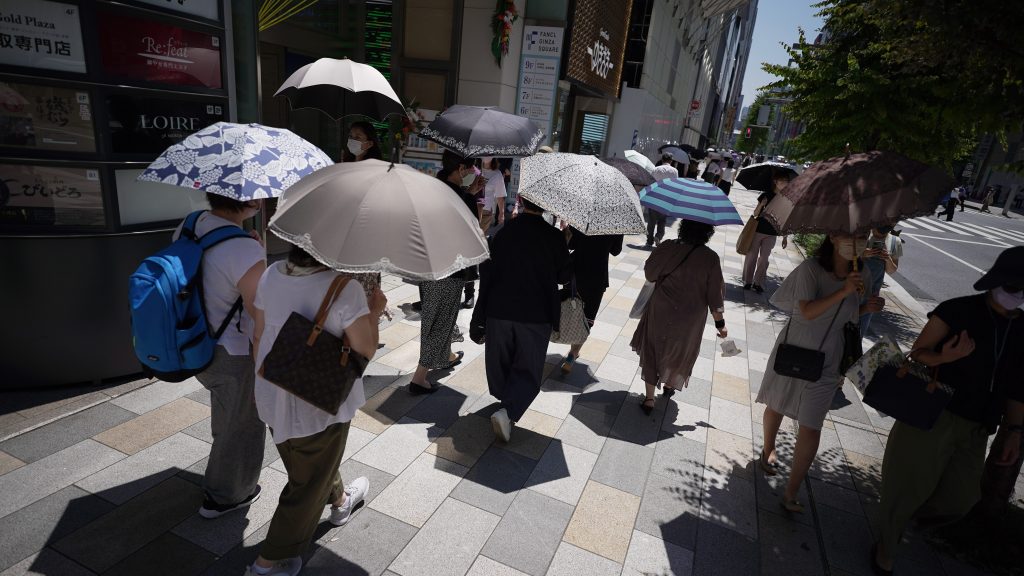 东京连4天酷热 日本一周4551人中暑送医