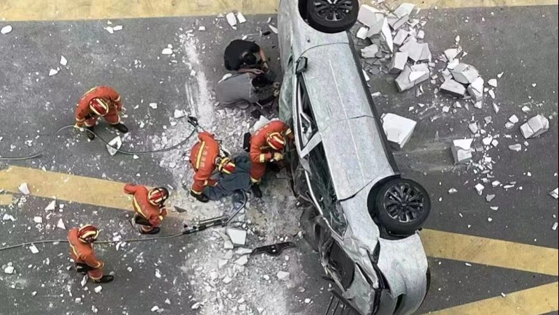 测试车坠楼酿2死引质疑 蔚来：与车辆本身无关