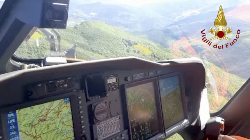 意大利失踪直升机坠毁  机上7人全数罹难