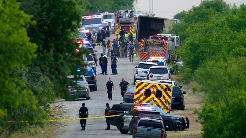 美国货柜车内发现至少40具尸体  疑为非法偷渡者