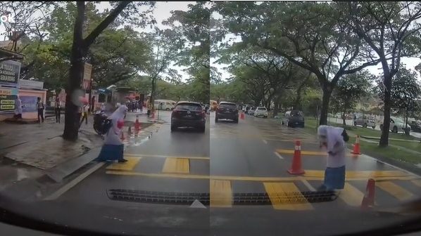 视频 | 女学生过马路后向司机鞠躬道谢 网惊呼“这是日本吧？”