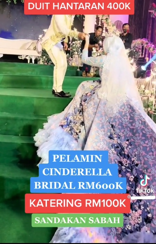 视频|逾百万“灰姑娘童话婚礼” 网民：好奢华！沙巴记录了！