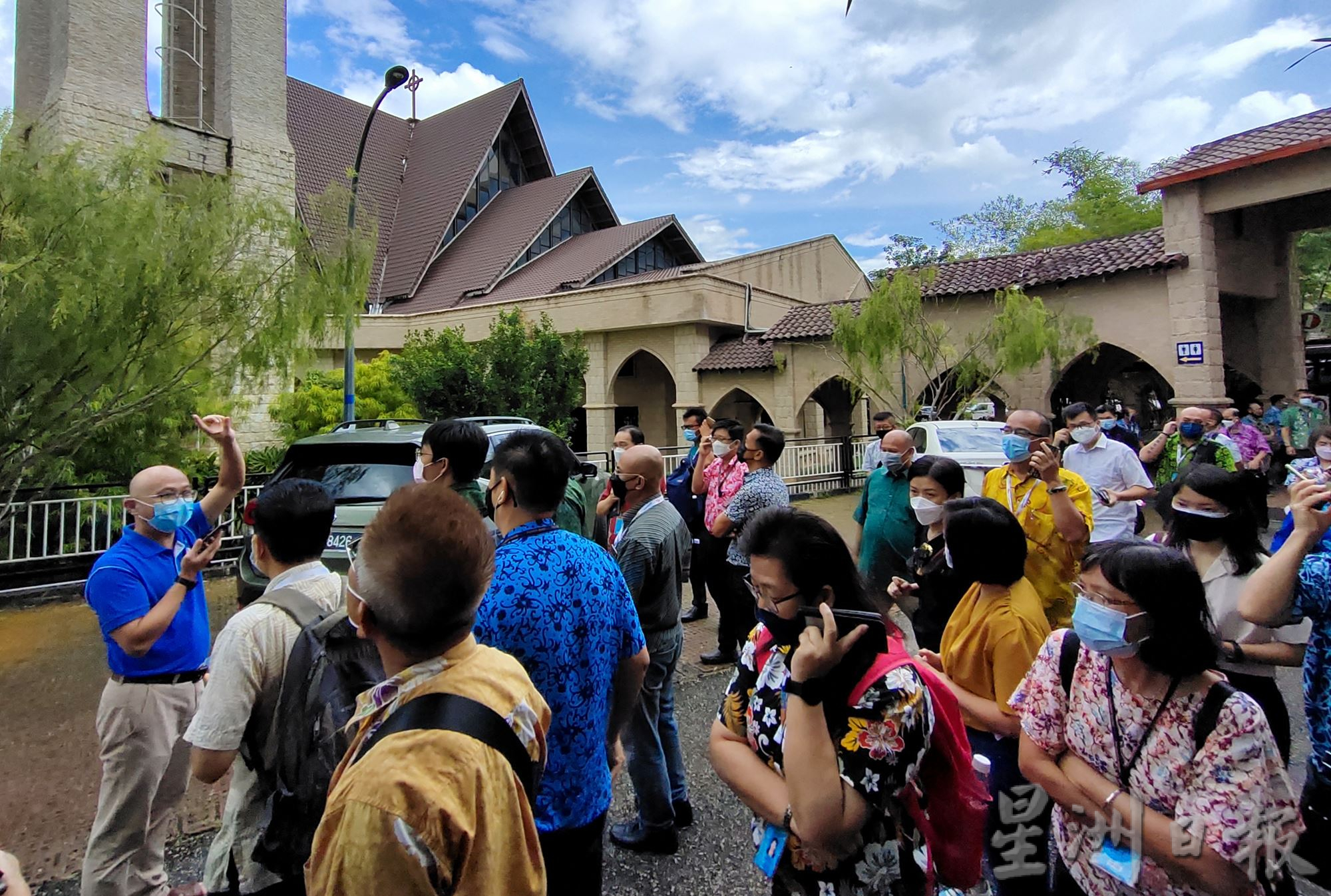 （大北马）60导游参加课程，准备把旅行团及游客带到大山脚圣安纳教堂