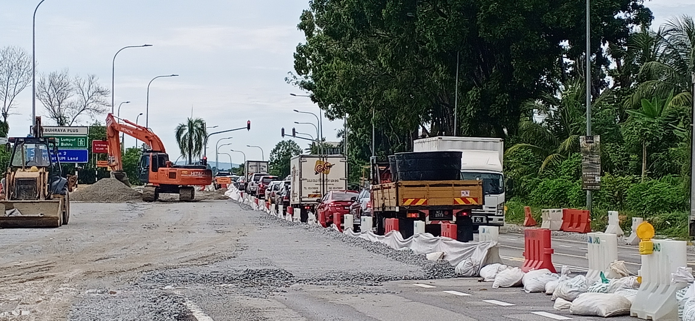 NS芙蓉/拉务路道路提升预计需一个多月完工，议员促忍耐或使用替代路线