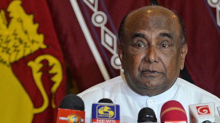 Sri Lankan president’s resignation accepted