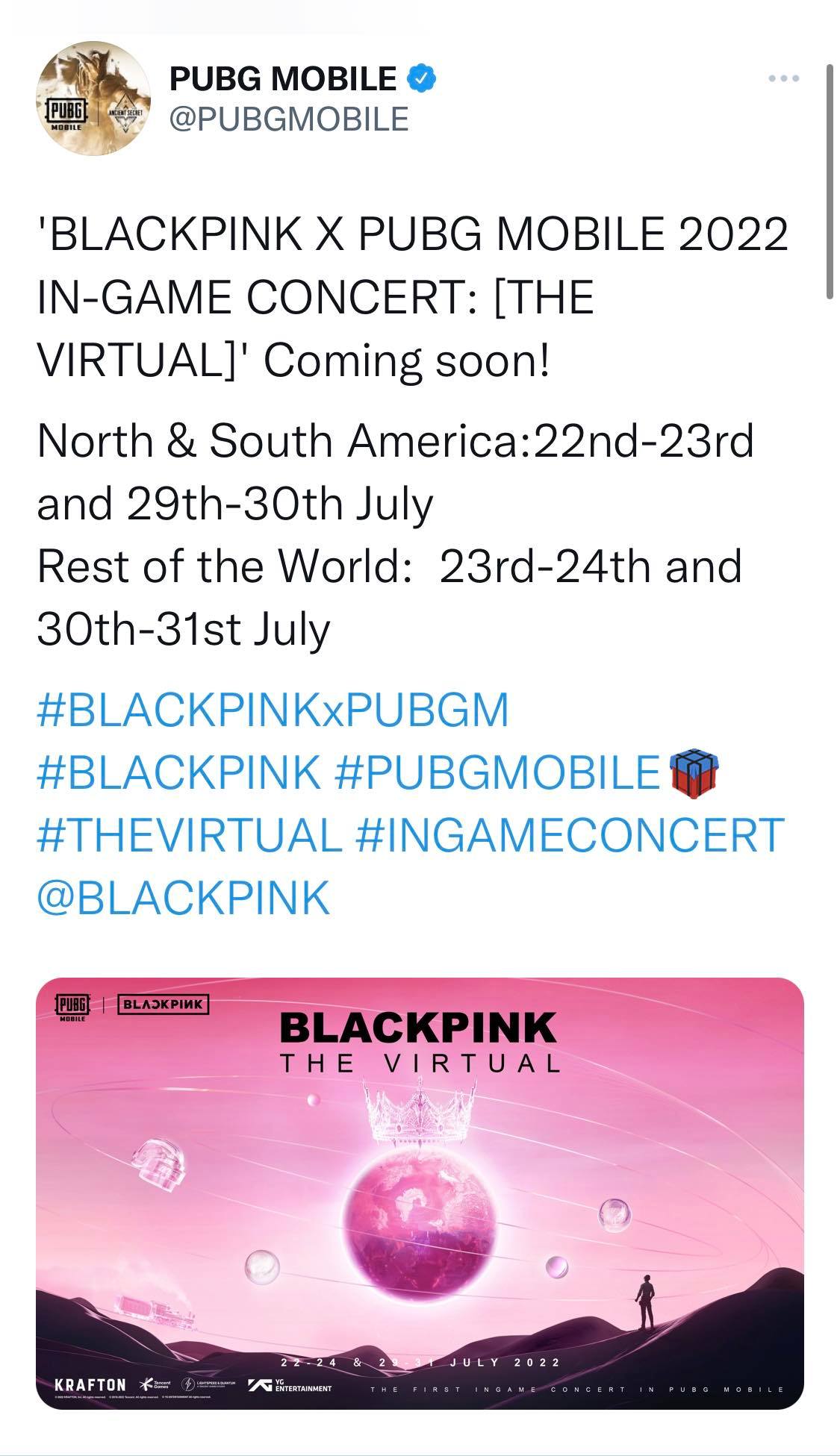 BLACKPINK再破纪录 ​办首场KPOP虚拟演唱会