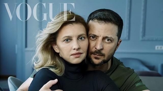 前线激战 泽连斯基夫妇登《Vogue》