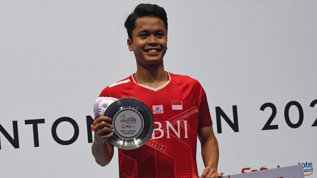 新加坡羽球公开赛|安东尼终破2年半冠军荒  印尼横扫3冠大赢家