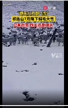 福建高温冲摄氏41度　甘肃青海祁连山飘7月雪