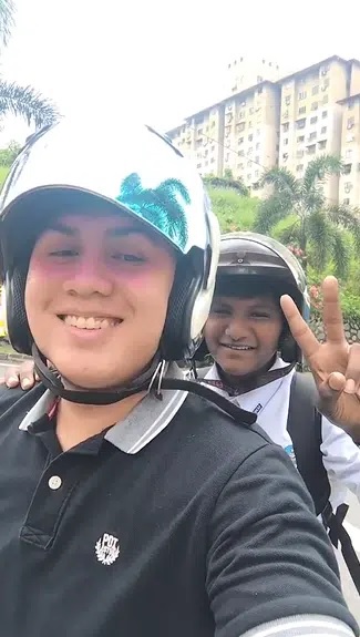 视频|印裔少年错过校车没法上学·巫裔男子骑车20分钟载送