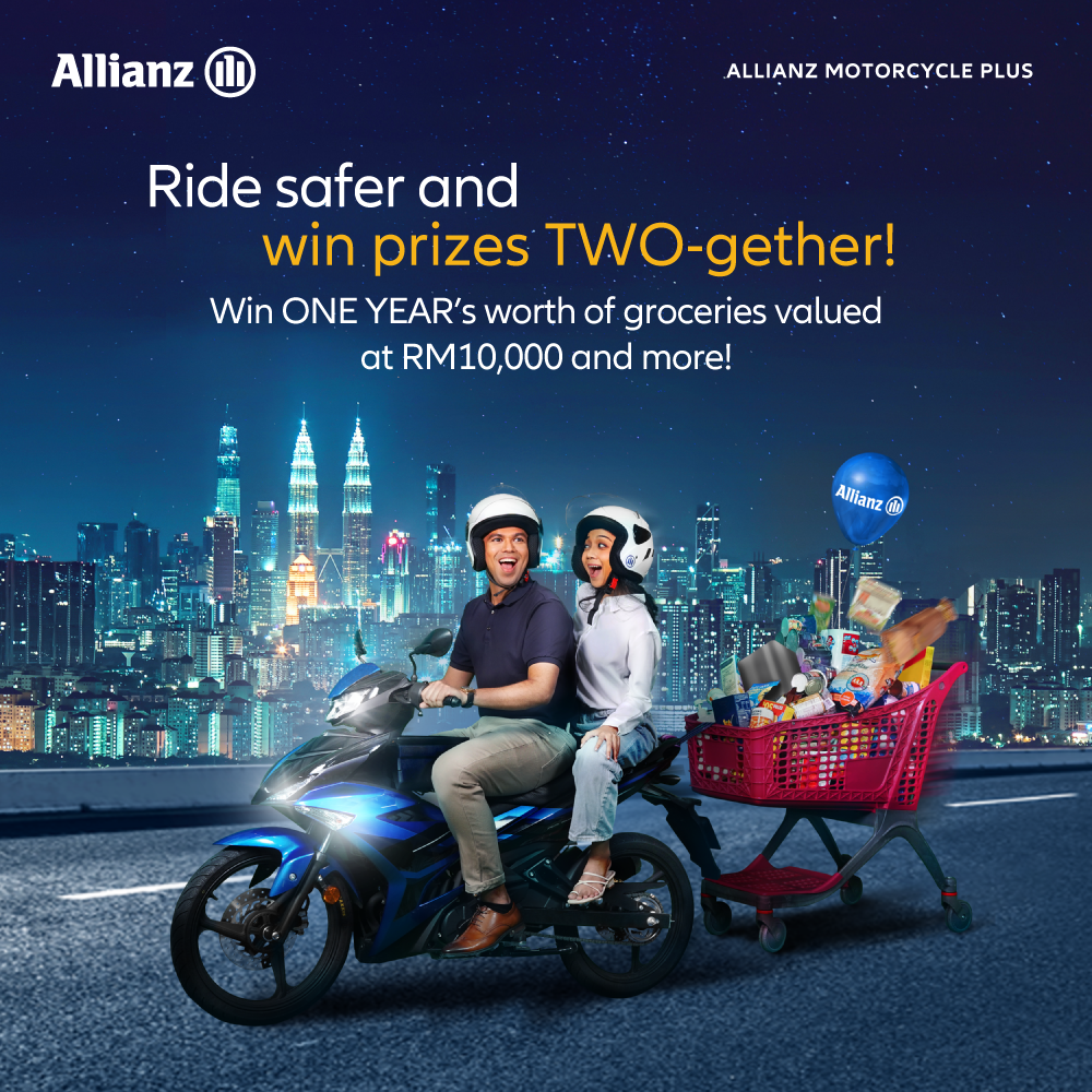 请交白维振／购买 Allianz Motorcycle Sweep  赢取长达一年杂货奖品／全国新闻版