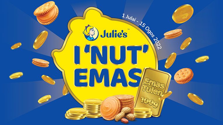 Julie’s I ‘Nut’ Emas有奖竞赛 参与有机会赢取总值10万令吉奖品