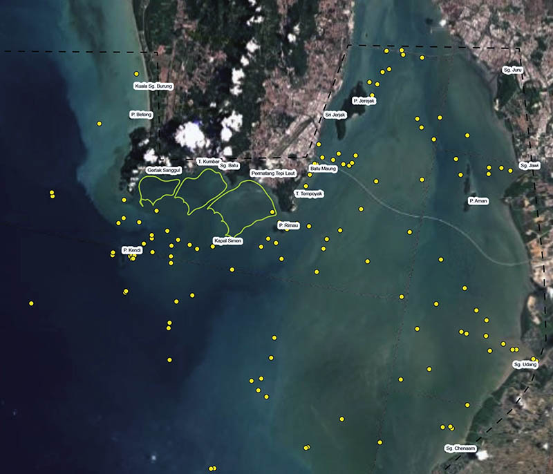 卫星图研究渔民活动逾3年 Enviro：槟岛南部非捕鱼区