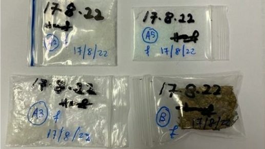 公务员被巡警拦查 搜出6小包毒品被捕