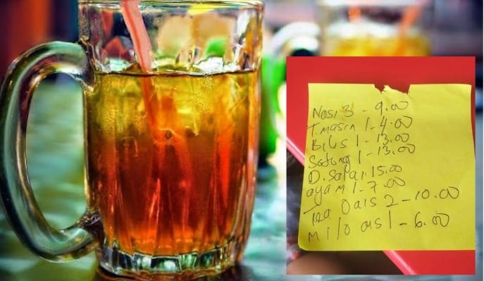 一杯冰红茶卖RM5太离谱！小贩不忿被罚款怒怼“原料贵！”