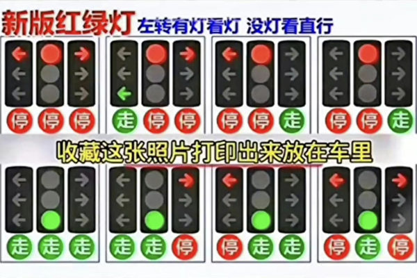 中国推行新版红绿灯　设计遭批过于复杂