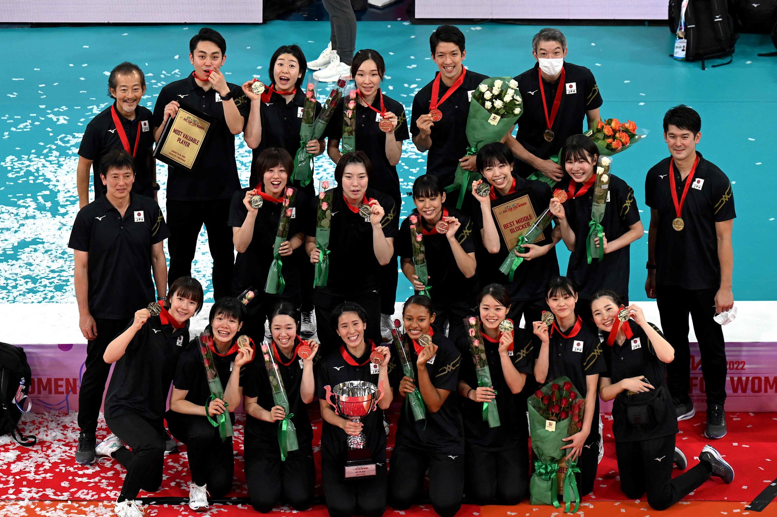 亚洲杯女子排球赛| 决赛3比1挫中国  日本历史首夺冠