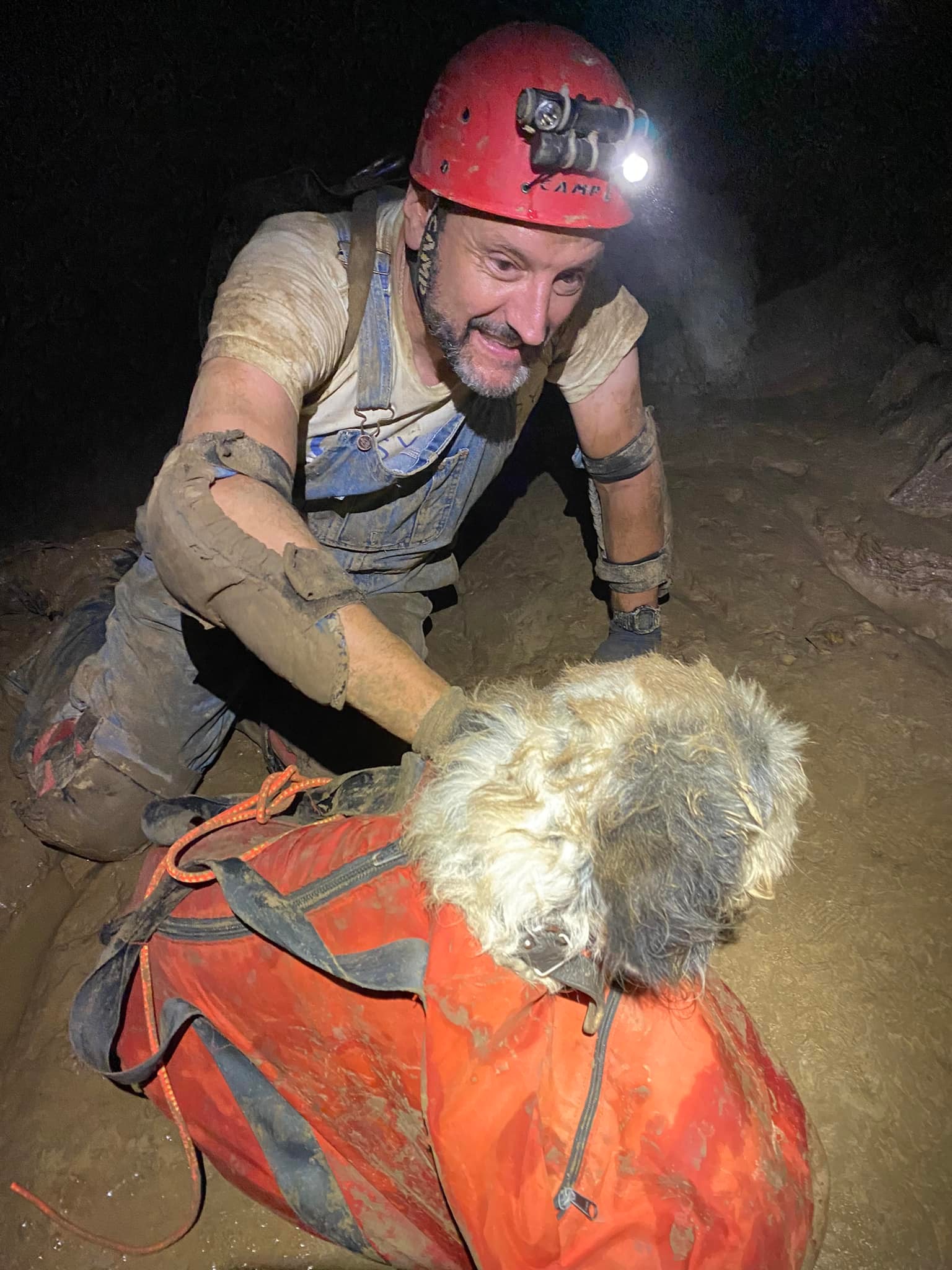 拼盘／狗狗受困152公尺深洞穴2个月　探险团队花90分钟成功营救