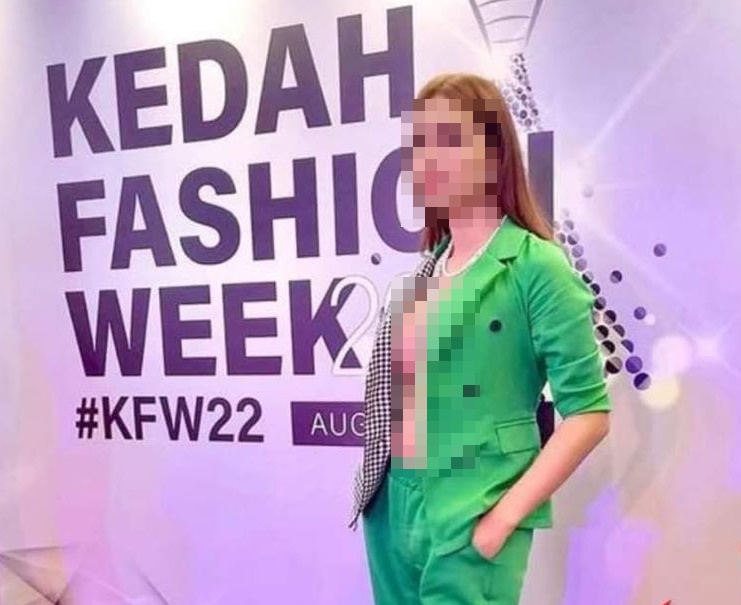 日前于吉打Aman Central广场举办的2022年吉打时装周（KFW22），因为一名出席者的衣着暴露引起争议。