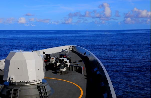 模拟攻台 央视:护卫舰响战斗警报 高速抵近台岛