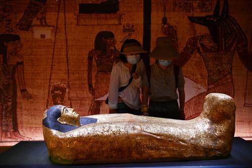 每日一展２图─　“遇见古埃及-木乃伊大型文物特展”成都开展
