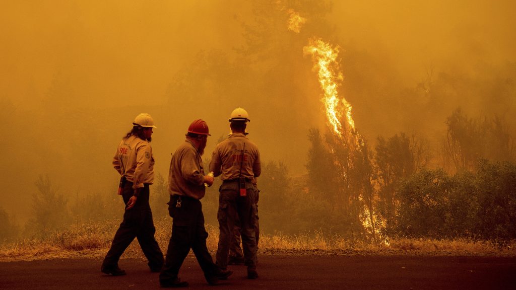美国加州山火持续肆虐  已迫使数千人撤离