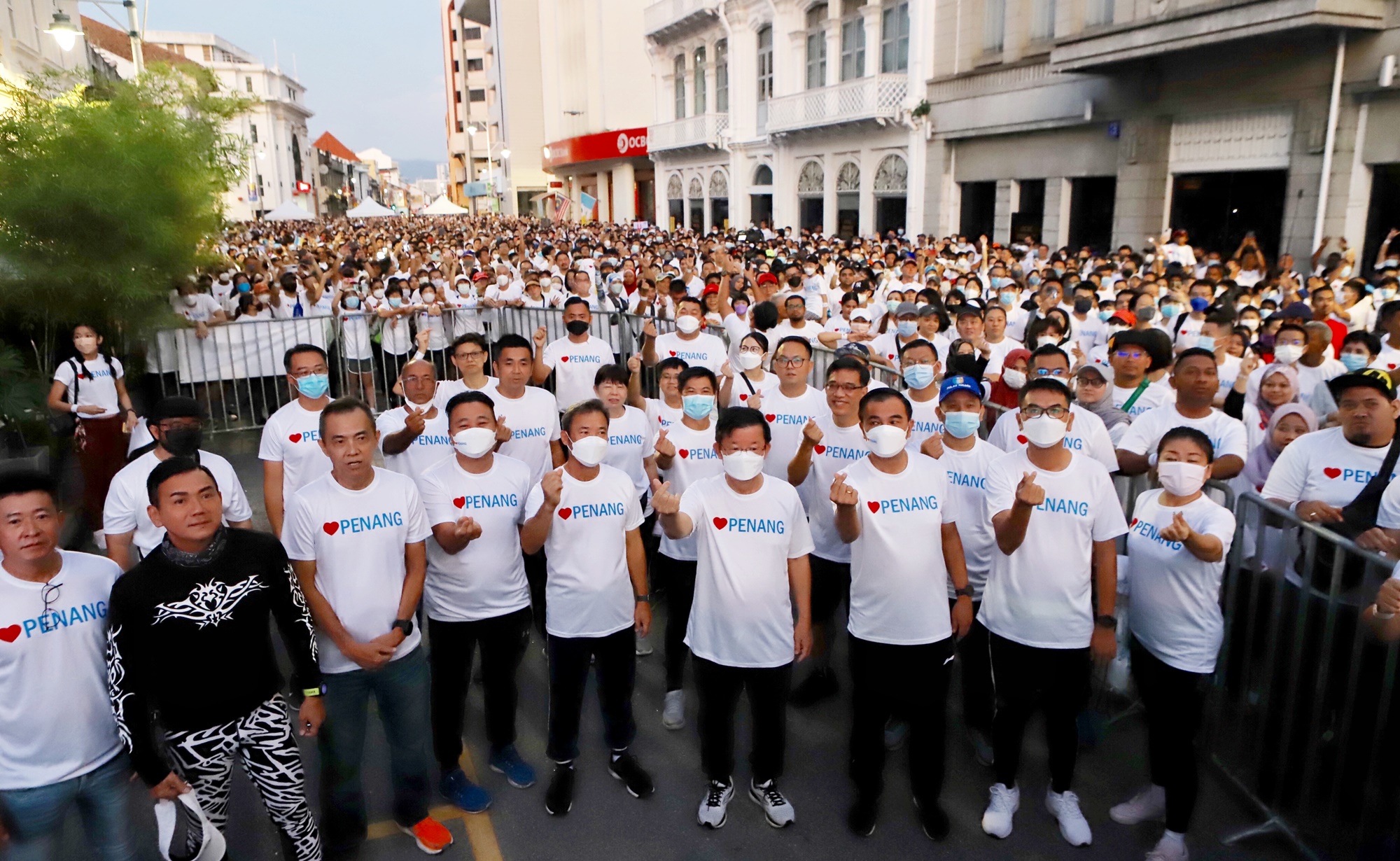 （大北马）“爱槟城跑”活动获1万人参与，槟疫情后最多人参与