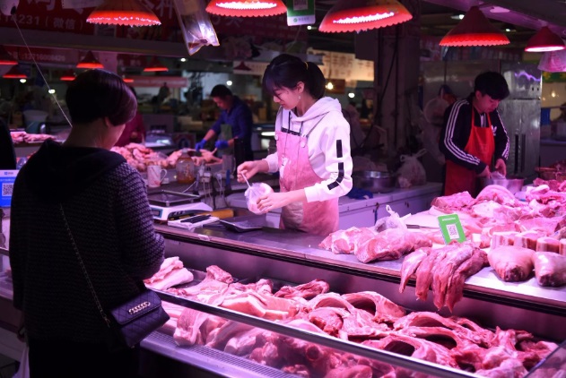 中国猪肉价格大涨20%  7月物价冲上两年新高
