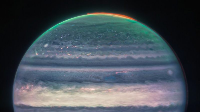 NASA发布韦伯最新木星图像：“从未见过这样的木星”